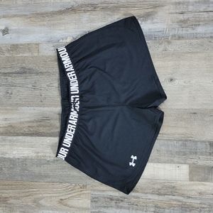 Underarmour Size Medium Large Black Gym Shorts